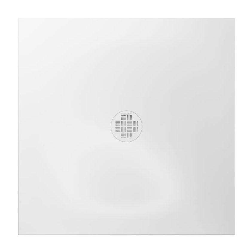 Cutout image of Crosswater Creo 800mm Square Dolomite Shower Tray